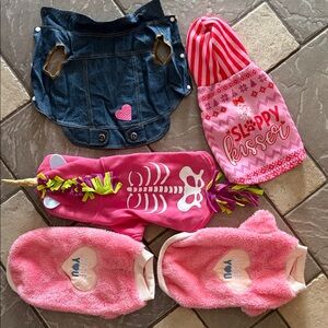 Cute Pet Clothing Set lot small dog